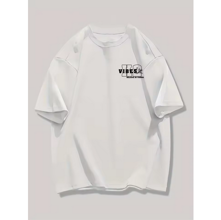 T-shirt Homme Streetwear – Motif Voiture Sport – 100 % Coton